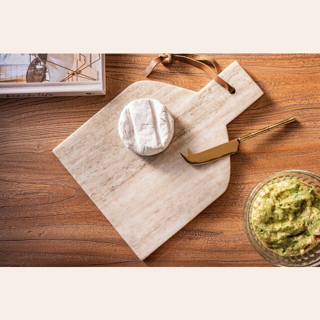 TABLA MARMOL CON CUCHILLO