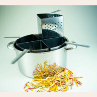 OLLA PARA PASTAS INOX 4 CANASTOS  - BRINOX - 31 CM