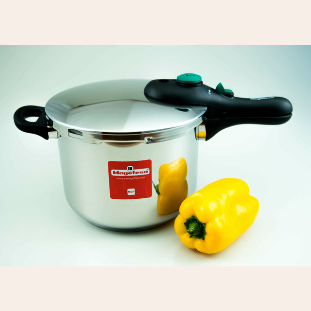 OLLA A PRESION INOX MAGEFESA - 24 CMS - 6 LTS