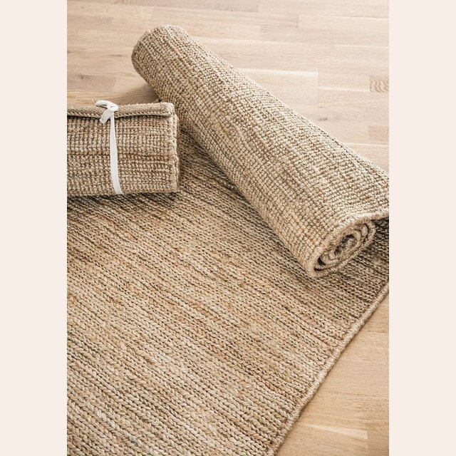 CAMINERO DE YUTE NATURAL - 2.50 X 0.70 MTS