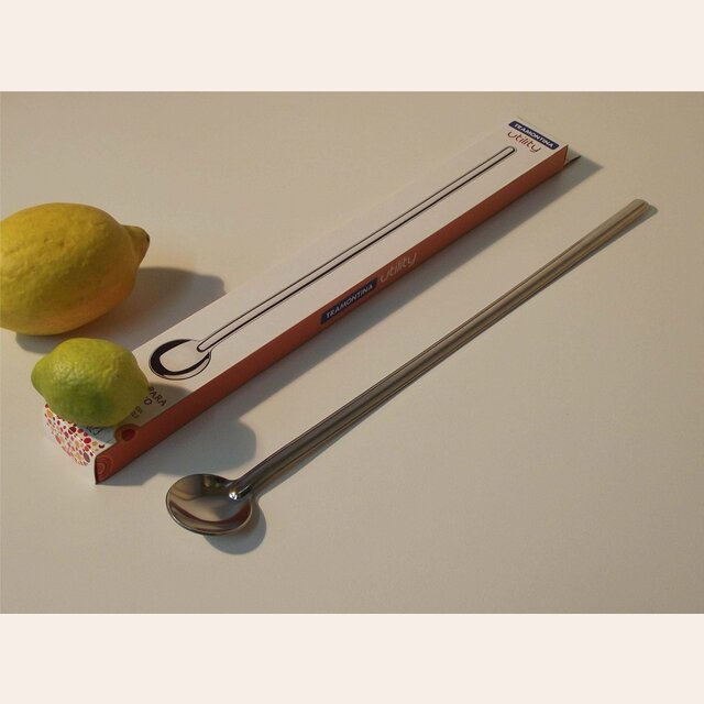 CUCHARA DE ACERO INOX PARA REFRESCO TRAMONTINA