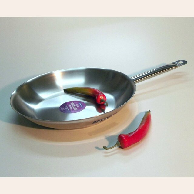 SARTEN PROFESIONAL DE ACERO INOX TRAMONTINA - 30 CM