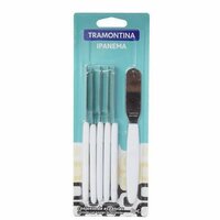 SET 6 ESPATULAS TRAMONTINA IPANEMA - BLANCAS