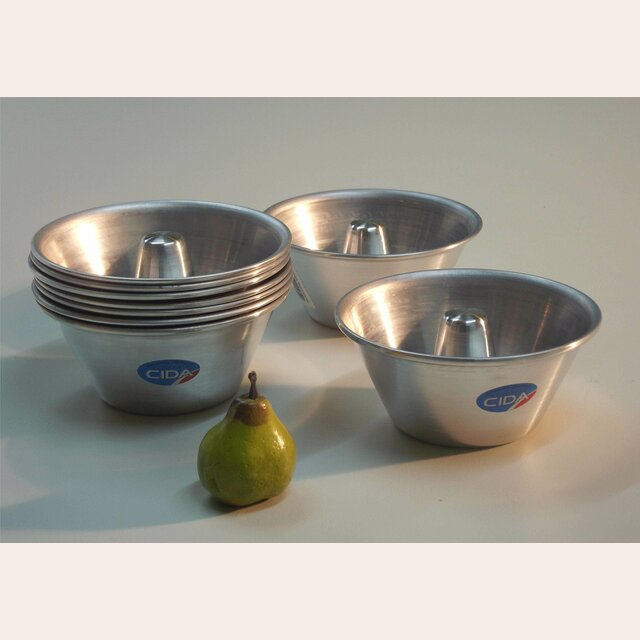 MOLDE DE ALUMINIO CON TUBO MINI - 10 X 5 CMS