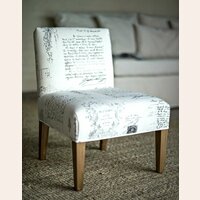 SILLA SOHO - TAPIZADO LETRAS