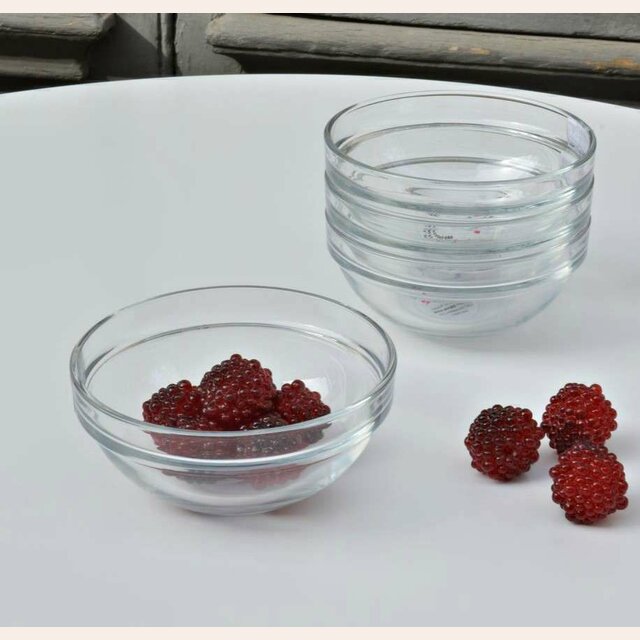 COMPOTERA / BOWL DE VIDRIO APILABLE PASABACHE - 12 CMS