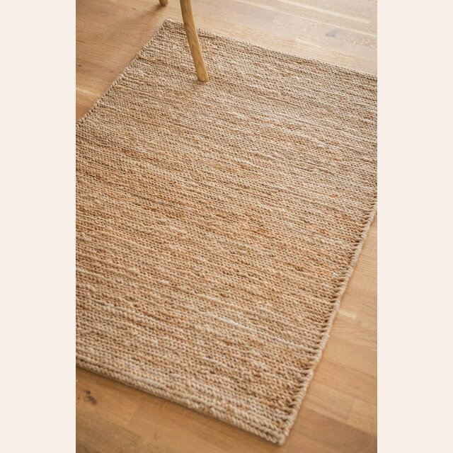 ALFOMBRA DE YUTE NATURAL - 1.20 X 0.80 MTS