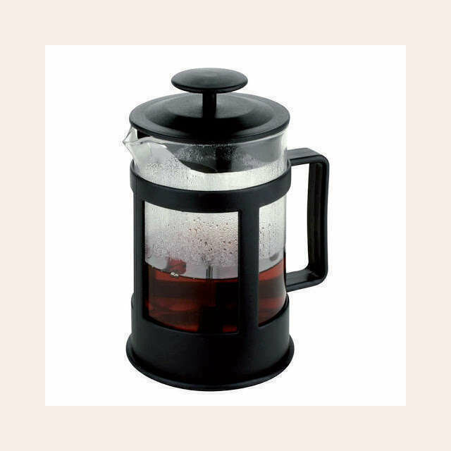 CAFETERA DE VIDRIO CON PRENSA FRANCESA - 800 ML