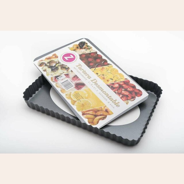 TARTERA ANTIADHERENTE DESMONTABLE - 32 X 22 CMS