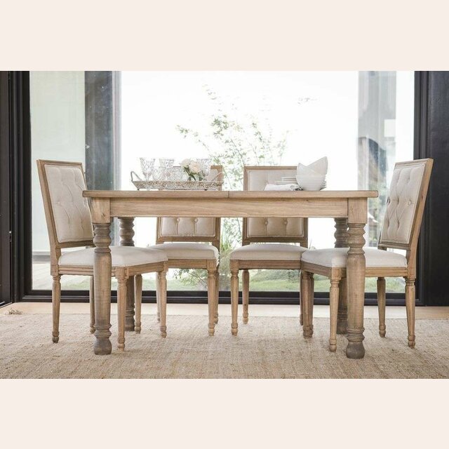 MESA COMEDOR DE CEDRO EMMA - FIJA 