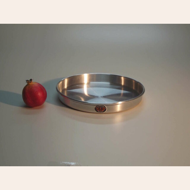 TARTERA DE ALUMINIO FONDO FIJO - 24 CMS
