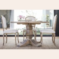 MESA COMEDOR REDONDA DE CEDRO EMMA - 1.30 MTS