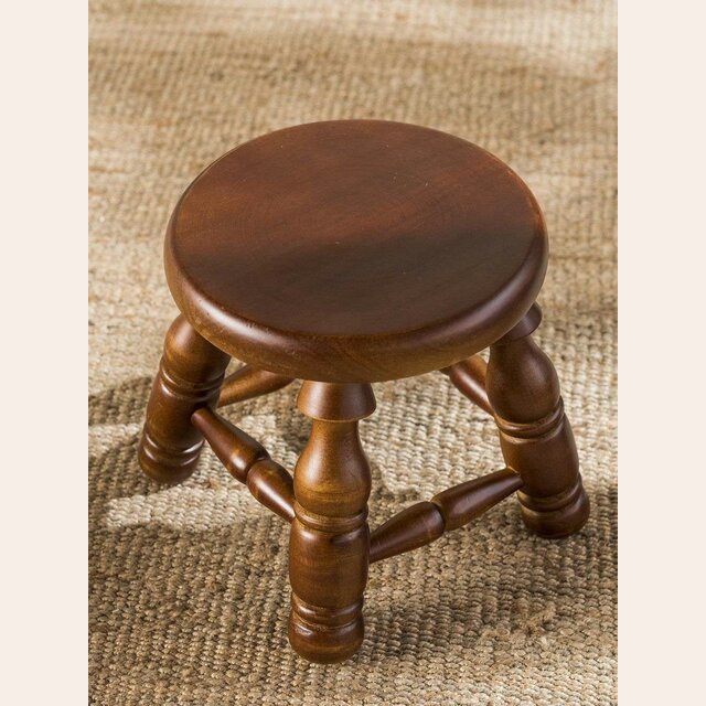 BANQUITO DE MADERA LUSTRADO