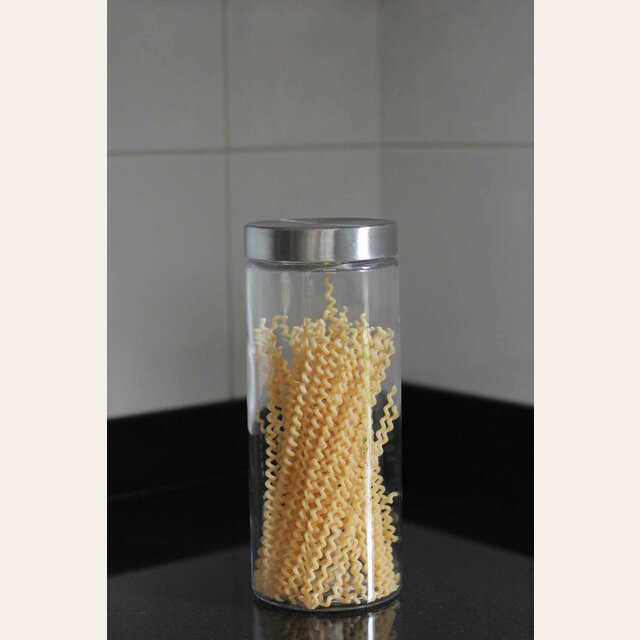 FRASCO DE VIDRIO CON TAPA ROSCA - 27 CM
