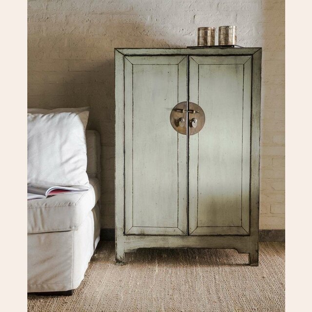 MUEBLE ORIENTAL ALTO - VERDE SECO
