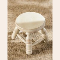 BANQUITO DE MADERA PATINADO