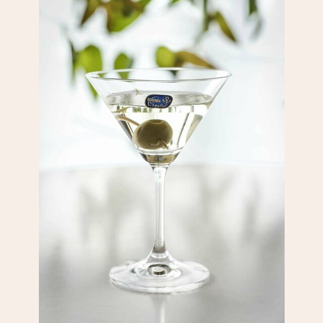 COPA DE MARTINI - CRISTAL BOHEMIA - 210 ML