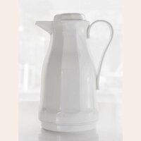 JARRA TERMICA BLANCA FACETADA - 1 LT