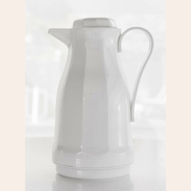 JARRA TERMICA BLANCA FACETADA - 1 LT