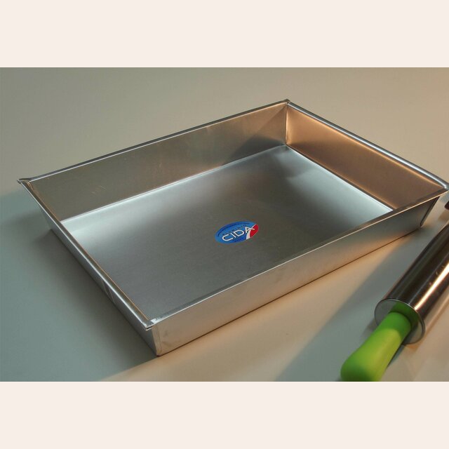 ASADERA DE ALUMINIO RECTA - 40 X 30 CMS