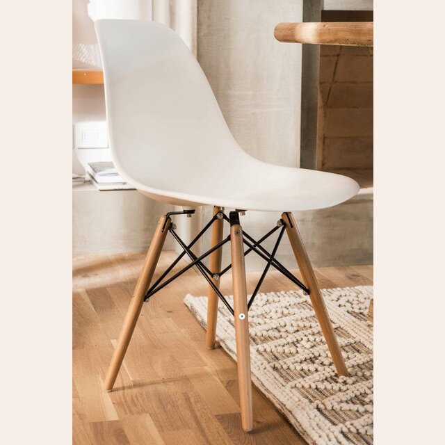 SILLA EAMES BLANCA