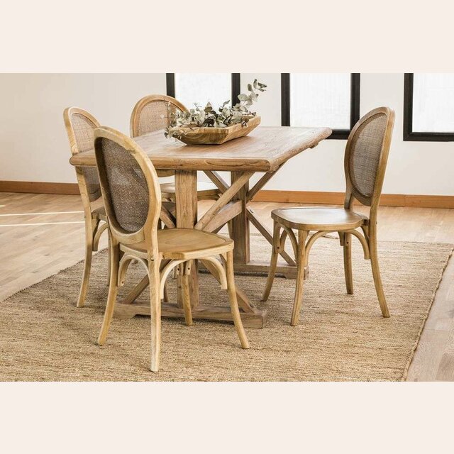 MESA COMEDOR DE OLMO JACINTA - 1.40 X 0.90 MTS