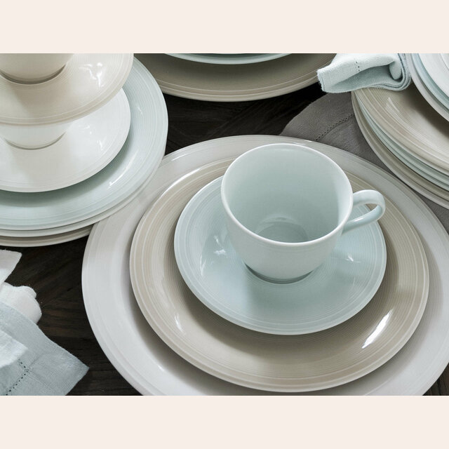 TAZA DE TE CON PLATO QUALITIER SERENA ACQUA