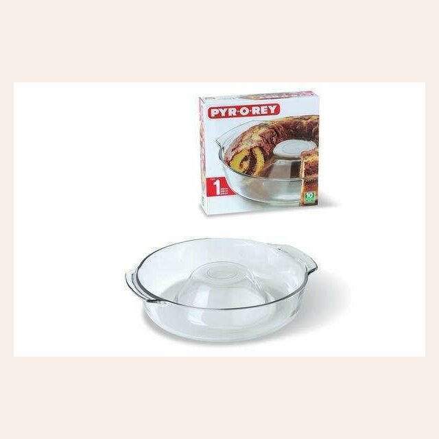 MOLDE DE VIDRIO CON TUBO CRISA PYR-O-REY - 25 CMS