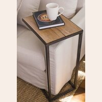 MESA AUXILIAR CAROLINA - MADERA Y HIERRO