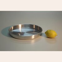 TARTERA DE ALUMINIO FONDO FIJO - 28 CM