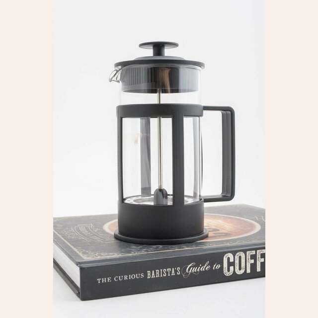 CAFETERA DE VIDRIO CON PRENSA FRANCESA - 350 ML
