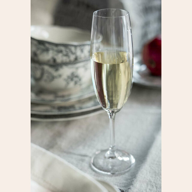 COPA DE CRISTAL BOHEMIA VENEZIA - CHAMPAGNE - 220 CC
