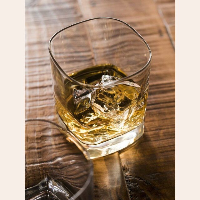 VASO DE CRISTAL BORMIOLI STRAUSS - WHISKY - 350 CC