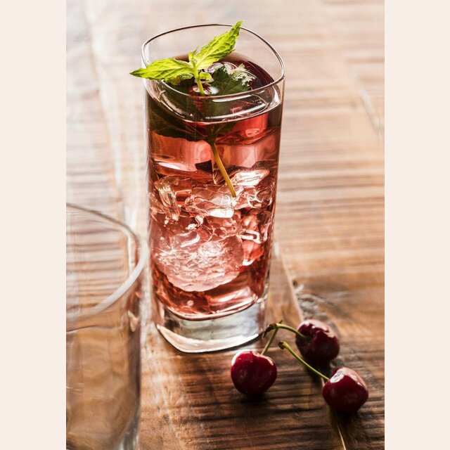 VASO DE CRISTAL BORMIOLI STRAUSS - ALTO - 390 CC