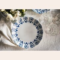 PLATO POSTRE BLUE WATER - 22 CM