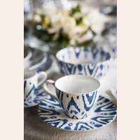 TAZA DE CAFE CON PLATO BLUE WATER