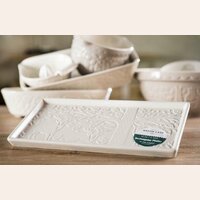 FUENTE DE CERAMICA LABRADA MASON CASH - CREMA - 30 CM
