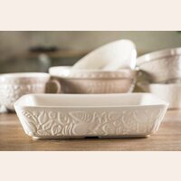 FUENTE DE CERAMICA MASON CASH - RECTANGULAR - CREMA