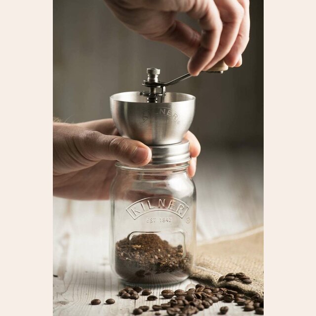 MOLINILLO Y FRASCO PARA CAFE - KILNER
