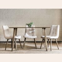 MESA COMEDOR DINAMARCA RECTANGULAR - 1.30 X 0.80 MTS