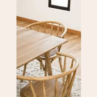 SILLA WINDSOR - OLMO Y RATTAN NATURAL