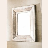 ESPEJO MOLDURON PLATA - 90 X 70 CMS