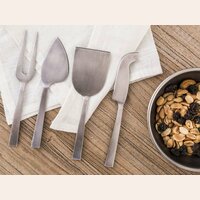 SET 4  CUCHILLOS DE QUESO - ANTIQUE SILVER