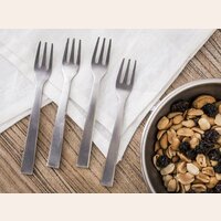 SET 4 TENEDORES DE COPETIN - ANTIQUE SILVER