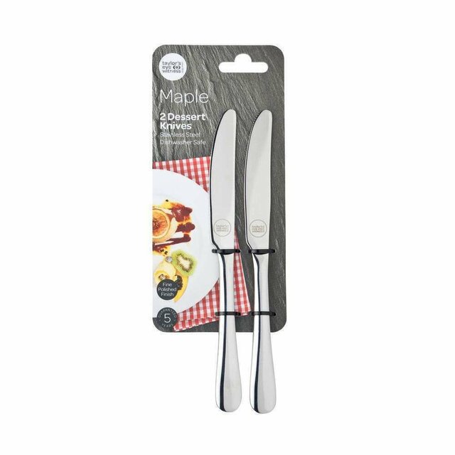 SET 2 CUCHILLOS DE POSTRE TAYLORS MAPLE