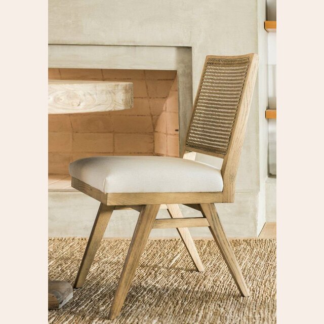 SILLA MODERNA CON ESTERILLA - FRESNO NATURAL