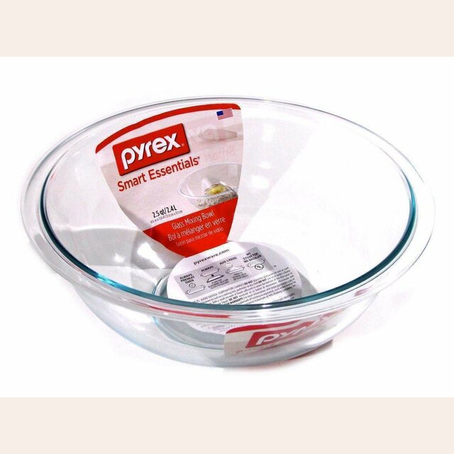 ENSALADERA / BOWL APILABLE DE VIDRIO PYREX - 1.5 LTS