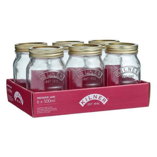  FRASCO CONSERVA KILNER TAPA ROSCA - 500 ML