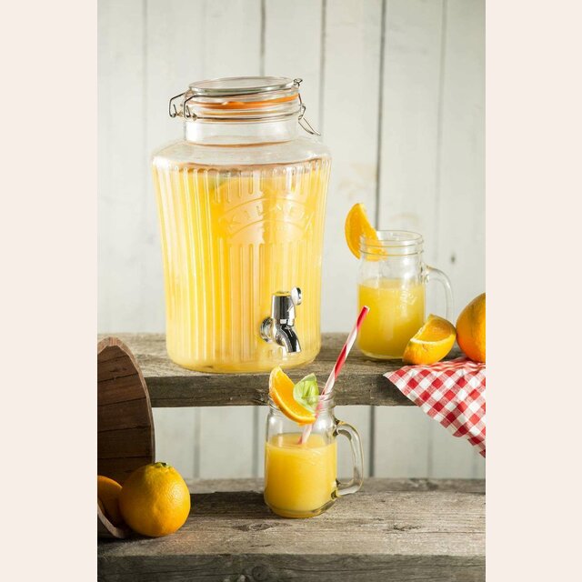 DISPENSADOR VERTICAL KILNER FACETADO - 5 LTS