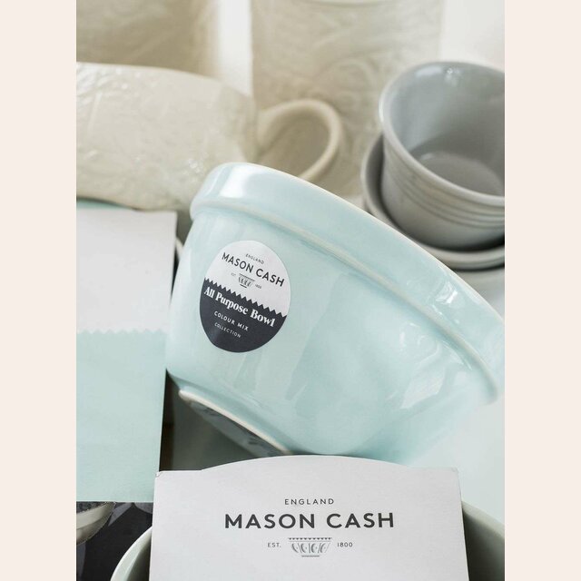 BOWL DE CERAMICA MASON CASH - AQUA - 16 CM